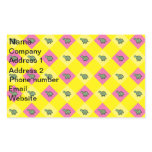 Argyle turtle pattern on yellow
