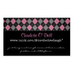 argyle; website marketing business cards