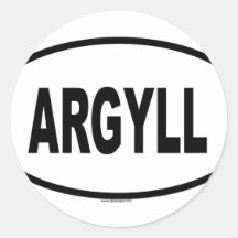 ARGYLL ROUND STICKERS