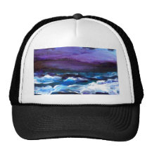 "Aria"  CricketDiane Ocean Art Trucker Hat