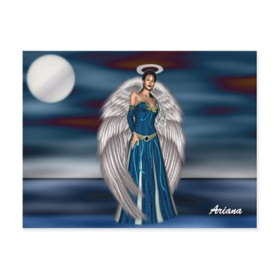 Ariana Angel Postcard by stellerangel