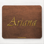 ARIANA Personalised Leather-look Mousepad