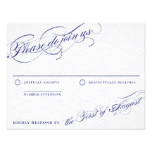 Arielle by Forever Wedding • RSVP Custom Announcement