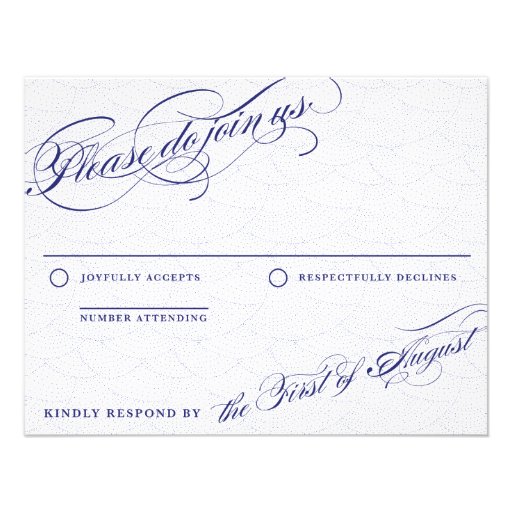 Arielle by Forever Wedding • RSVP Custom Announcement