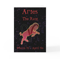 Aries Birthday card