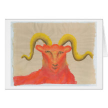 Aries Birthday Greeting Cards
