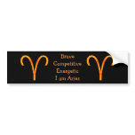 Aries Bumper Sticker