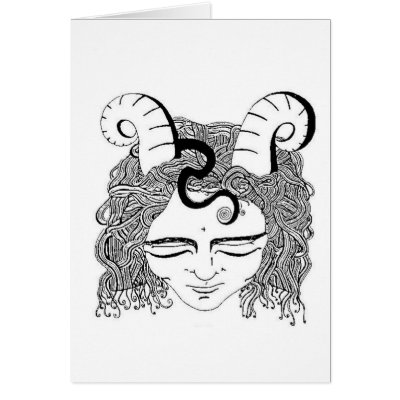 Aries Greeting Cards by staril