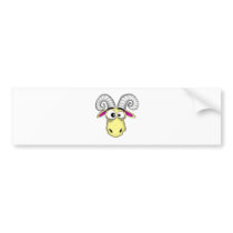 Aries Cartoon Bumper Stickers