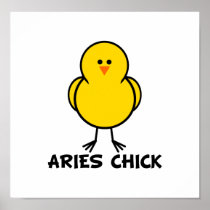 Aries Chick Print
