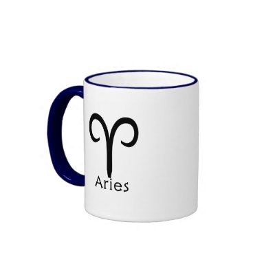 Aries Coffee Cup Mug by astrologytees