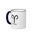 Aries Coffee Cup mugs