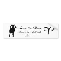 Aries Constellation/Zodiac Bumper Sticker