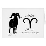 Aries Constellation/Zodiac Card