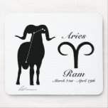 Aries Constellation/Zodiac Mousepad