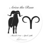 Aries Constellation/Zodiac Stickers