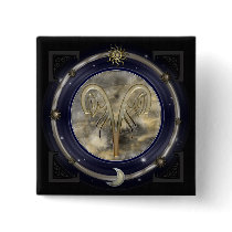 Aries Custom Colour Square Button
