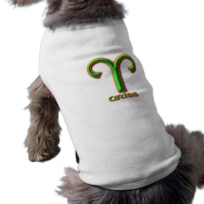 Aries Dog T-shirt by ZodiacAttack