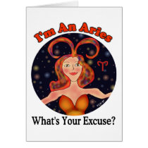 Aries Excuse Zodiac Chick