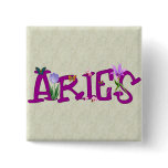 Aries Flowers Pin