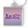 Aries Flowers Keychain