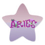 Aries Flowers Sticker