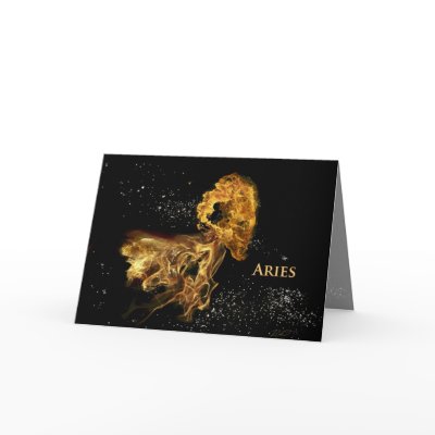 Aries-Greeting Card by BartBoese