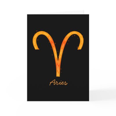 Aries Greeting Card- Blank by warrior_woman