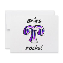 Aries Horoscope Design! Personalized Invites