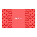 Aries Pattern Business Cards