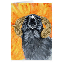 Aries Raven watercolor