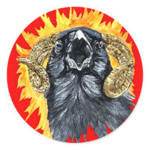 Aries Raven watercolor