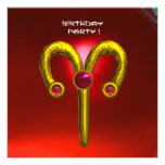 ARIES RUBY ,  bright yellow  red Announcements