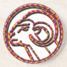 Aries - Sign of the ram Drink Coasters