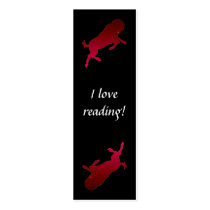 Aries Silhouette Bookmark Cards Business Card Template