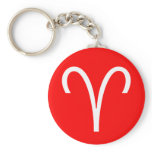 Aries Symbol Key Chain