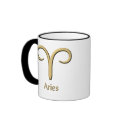 Aries symbol mugs