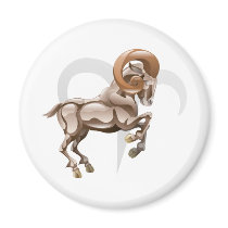 Aries the ram star or birth sign fridge magnets