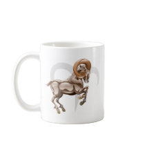 Aries the ram star or birth sign mug