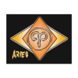 Aries Triangles Postcard