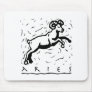 Aries with Ram Mousepad