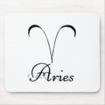 Aries with Symbol Mousepad