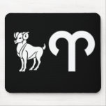 Aries with Symbol mousepads