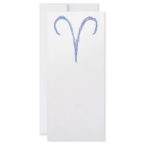 Aries. Zodiac Astrology Sign. Personalised Rack Card