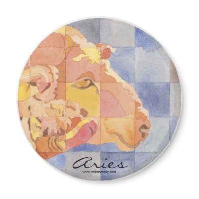 Aries Zodiac Fridge Magnets by mikanovsky