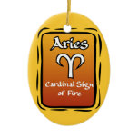 Aries Zodiac ornament