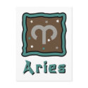 Aries Zodiac postcards