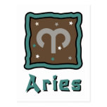 Aries Zodiac postcards