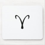 Aries, Zodiac Sign Mousepads