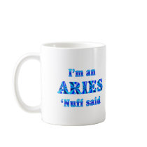 Aries Zodiac Sign Coffee Mugs
